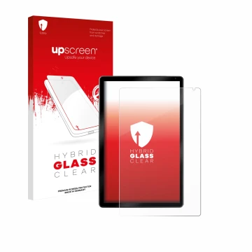 Vorderseite einer Produktverpackung mit dem Markenlogo upscreen. Daneben ist das Gerät Yicty C108 10.1