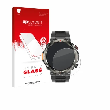 Vorderseite einer Produktverpackung mit dem Markenlogo upscreen. Daneben ist das Gerät Iowodo W50 Pro 1.45