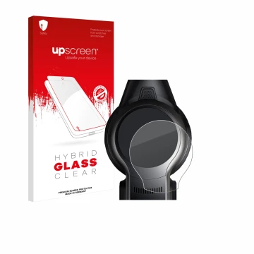 Vorderseite einer Produktverpackung mit dem Markenlogo upscreen. Daneben ist das Gerät MOVA S2 mit dem zugehörigen Displayschu