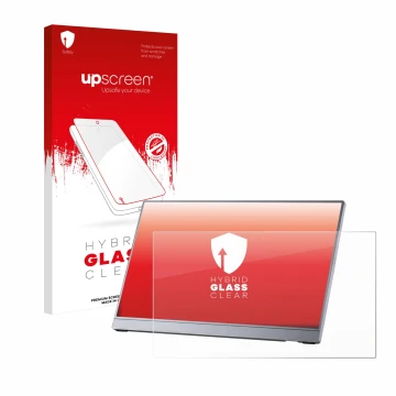Vorderseite einer Produktverpackung mit dem Markenlogo upscreen. Daneben ist das Gerät Arzopa Z3FC 16.1