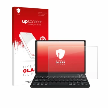 Vorderseite einer Produktverpackung mit dem Markenlogo upscreen. Daneben ist das Gerät DEERTiME E9 10.1