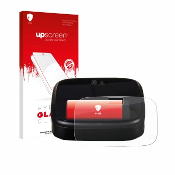 Vorderseite einer Produktverpackung mit dem Markenlogo upscreen. Daneben ist das Gerät Philips Airfryer 1000 Series mit dem zu