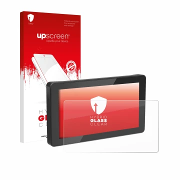 Vorderseite einer Produktverpackung mit dem Markenlogo upscreen. Daneben ist das Gerät Innovv N1 5.5