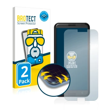 Vorderseite einer Produktverpackung mit dem Markenlogo BROTECT. Daneben ist das Gerät Emporia Smart 3 mit dem zugehörigen Disp