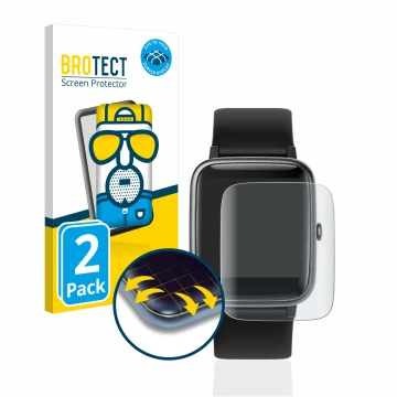 Vorderseite einer Produktverpackung mit dem Markenlogo BROTECT. Daneben ist das Gerät Yamay SW021 mit dem zugehörigen Displays