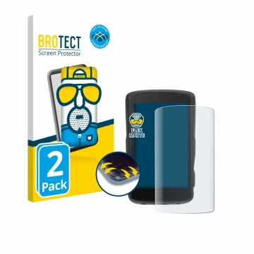 Vorderseite einer Produktverpackung mit dem Markenlogo BROTECT. Daneben ist das Gerät Hammerhead Karoo 2 mit dem zugehörigen D