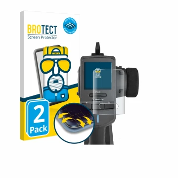 Vorderseite einer Produktverpackung mit dem Markenlogo BROTECT. Daneben ist das Gerät Futaba T3PV mit dem zugehörigen Displays