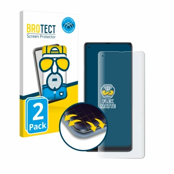 Vorderseite einer Produktverpackung mit dem Markenlogo BROTECT. Daneben ist das Gerät Cubot Max 3 mit dem zugehörigen Displays