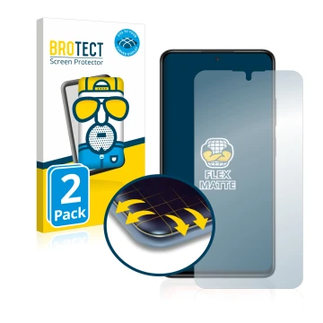 Vorderseite einer Produktverpackung mit dem Markenlogo BROTECT. Daneben ist das Gerät Xiaomi Redmi Note 11 Pro mit dem zugehör