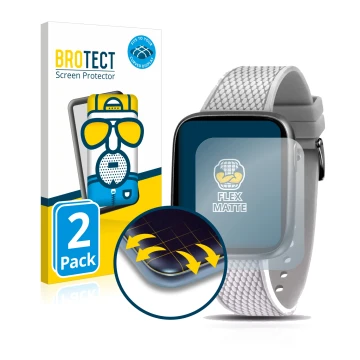 Vorderseite einer Produktverpackung mit dem Markenlogo BROTECT. Daneben ist das Gerät Morellato M-01 mit dem zugehörigen Displ