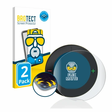Vorderseite einer Produktverpackung mit dem Markenlogo BROTECT. Daneben ist das Gerät Beeline Velo 2 mit dem zugehörigen Displ