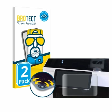 Vorderseite einer Produktverpackung mit dem Markenlogo BROTECT. Daneben ist das Gerät Bambu Lab X1-Carbon 3D Printer mit dem z