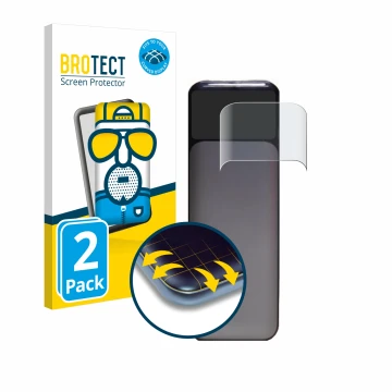 Vorderseite einer Produktverpackung mit dem Markenlogo BROTECT. Daneben ist das Gerät Anker Powerbank 737 mit dem zugehörigen 