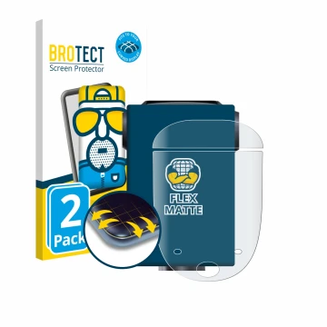 Vorderseite einer Produktverpackung mit dem Markenlogo BROTECT. Daneben ist das Gerät Urtopia Carbon 1 mit dem zugehörigen Dis