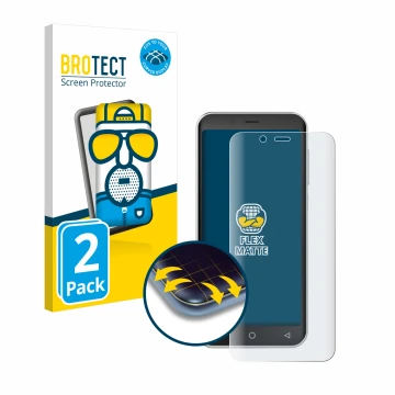 Vorderseite einer Produktverpackung mit dem Markenlogo BROTECT. Daneben ist das Gerät Emporia Smart 5 Mini mit dem zugehörigen