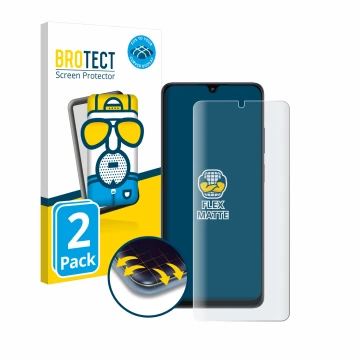 Vorderseite einer Produktverpackung mit dem Markenlogo BROTECT. Daneben ist das Gerät ZTE Blade V50 Vita mit dem zugehörigen D