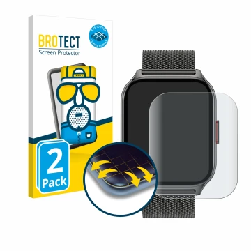 Vorderseite einer Produktverpackung mit dem Markenlogo BROTECT. Daneben ist das Gerät Popglory P95 2