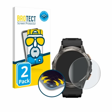 Vorderseite einer Produktverpackung mit dem Markenlogo BROTECT. Daneben ist das Gerät Kospet Tank T3 mit dem zugehörigen Displ