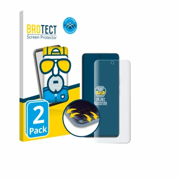 Vorderseite einer Produktverpackung mit dem Markenlogo BROTECT. Daneben ist das Gerät Honor 200 mit dem zugehörigen Displaysch