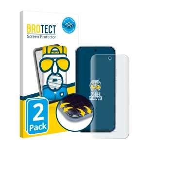 Vorderseite einer Produktverpackung mit dem Markenlogo BROTECT. Daneben ist das Gerät Google Pixel 9 Pro mit dem zugehörigen D