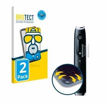 Vorderseite einer Produktverpackung mit dem Markenlogo BROTECT. Daneben ist das Gerät Oral-B iO 10 mit dem zugehörigen Display