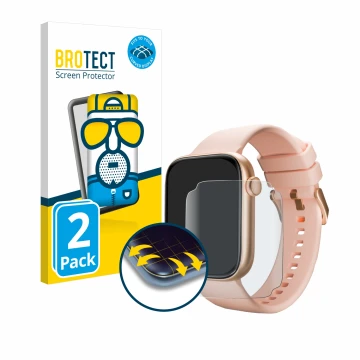 Vorderseite einer Produktverpackung mit dem Markenlogo BROTECT. Daneben ist das Gerät Maoo ProWatch 1.85
