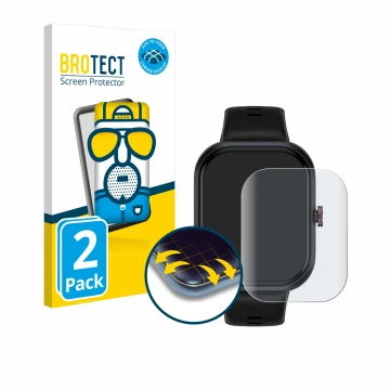 Vorderseite einer Produktverpackung mit dem Markenlogo BROTECT. Daneben ist das Gerät Honor Choice Connected Watch mit dem zug