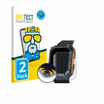 Vorderseite einer Produktverpackung mit dem Markenlogo BROTECT. Daneben ist das Gerät Stahlgear Thor mit dem zugehörigen Displ
