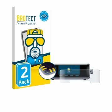 Vorderseite einer Produktverpackung mit dem Markenlogo BROTECT. Daneben ist das Gerät Anker Prime 250 W GaNPrime mit dem zugeh