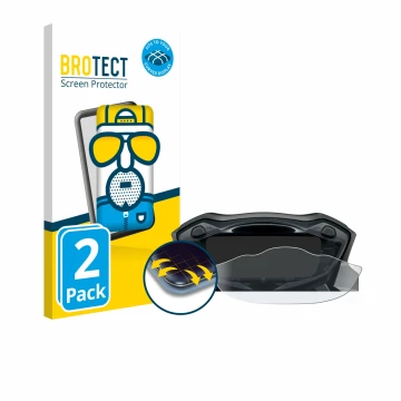 Vorderseite einer Produktverpackung mit dem Markenlogo BROTECT. Daneben ist das Gerät Suzuki SV 650 2016 mit dem zugehörigen D