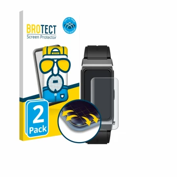 Vorderseite einer Produktverpackung mit dem Markenlogo BROTECT. Daneben ist das Gerät Oukitel BT11 2-in-1 mit dem zugehörigen 