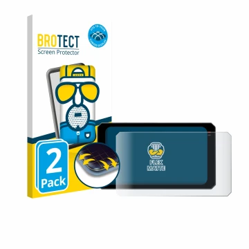 Vorderseite einer Produktverpackung mit dem Markenlogo BROTECT. Daneben ist das Gerät Chigee AIO-6 Max mit dem zugehörigen Dis