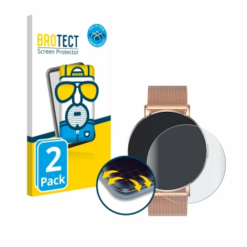 Vorderseite einer Produktverpackung mit dem Markenlogo BROTECT. Daneben ist das Gerät Levowatch Eve 1.3