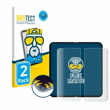 Vorderseite einer Produktverpackung mit dem Markenlogo BROTECT. Daneben ist das Gerät Google Pixel 10 Pro Fold (Inneres Displa