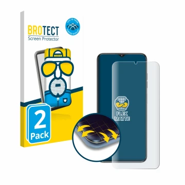 Vorderseite einer Produktverpackung mit dem Markenlogo BROTECT. Daneben ist das Gerät Oukitel C1 mit dem zugehörigen Displaysc