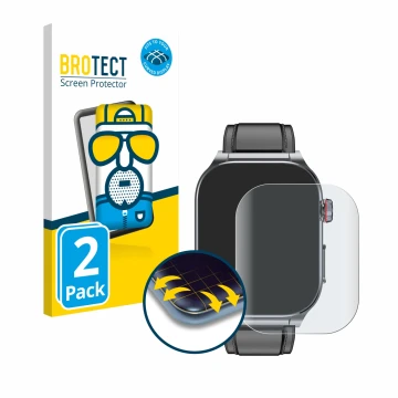 Vorderseite einer Produktverpackung mit dem Markenlogo BROTECT. Daneben ist das Gerät Kardena Care Pro 5 Modern mit dem zugehö