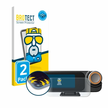 Vorderseite einer Produktverpackung mit dem Markenlogo BROTECT. Daneben ist das Gerät DJI Mic 3 (Receiver) mit dem zugehörigen