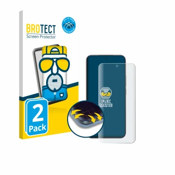 Vorderseite einer Produktverpackung mit dem Markenlogo BROTECT. Daneben ist das Gerät Xiaomi 15T Pro mit dem zugehörigen Displ