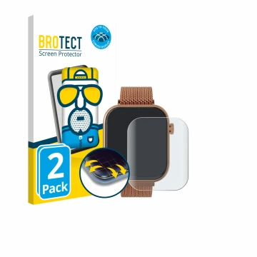 Vorderseite einer Produktverpackung mit dem Markenlogo BROTECT. Daneben ist das Gerät Techmade M-GLAM011 1.75