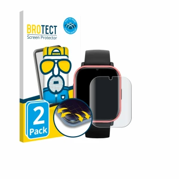 Vorderseite einer Produktverpackung mit dem Markenlogo BROTECT. Daneben ist das Gerät PAJ GPS Tracker Kids mit dem zugehörigen