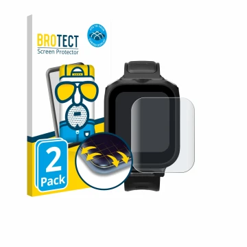 Vorderseite einer Produktverpackung mit dem Markenlogo BROTECT. Daneben ist das Gerät Insta360 GPS preview remote Built-In Mic