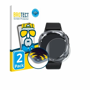 Vorderseite einer Produktverpackung mit dem Markenlogo BROTECT. Daneben ist das Gerät TIMU S90+ 1.48