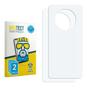 Vorderseite einer Produktverpackung mit dem Markenlogo BROTECT. Daneben ist der zugehörige Displayschutz.