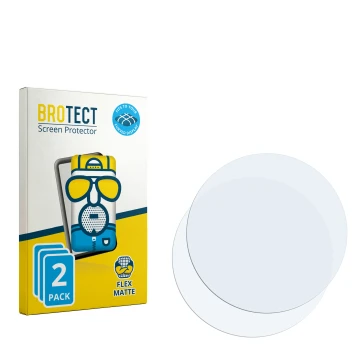 Vorderseite einer Produktverpackung mit dem Markenlogo BROTECT. Daneben ist der zugehörige Displayschutz.