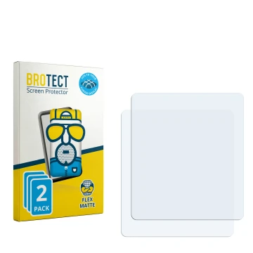 Vorderseite einer Produktverpackung mit dem Markenlogo BROTECT. Daneben ist der zugehörige Displayschutz.