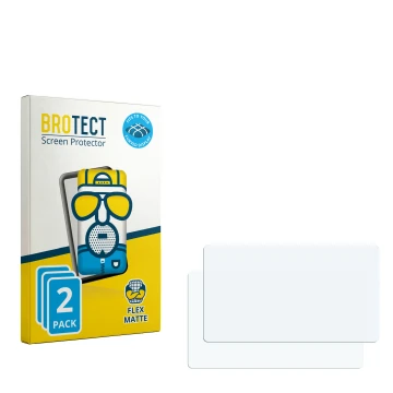 Vorderseite einer Produktverpackung mit dem Markenlogo BROTECT. Daneben ist der zugehörige Displayschutz.