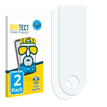 Vorderseite einer Produktverpackung mit dem Markenlogo BROTECT. Daneben ist der zugehörige Displayschutz.