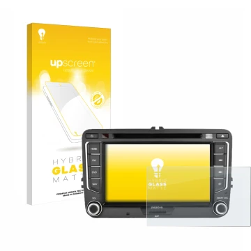 Vorderseite einer Produktverpackung mit dem Markenlogo upscreen. Daneben ist das Gerät Zenec E>Go 7