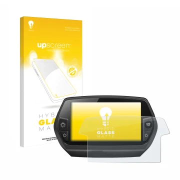 Vorderseite einer Produktverpackung mit dem Markenlogo upscreen. Daneben ist das Gerät Bosch Nyon 2014 mit dem zugehörigen Dis