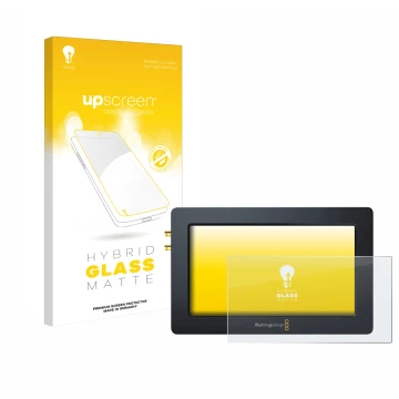 Vorderseite einer Produktverpackung mit dem Markenlogo upscreen. Daneben ist das Gerät Blackmagic Design Blackmagic Video Assi